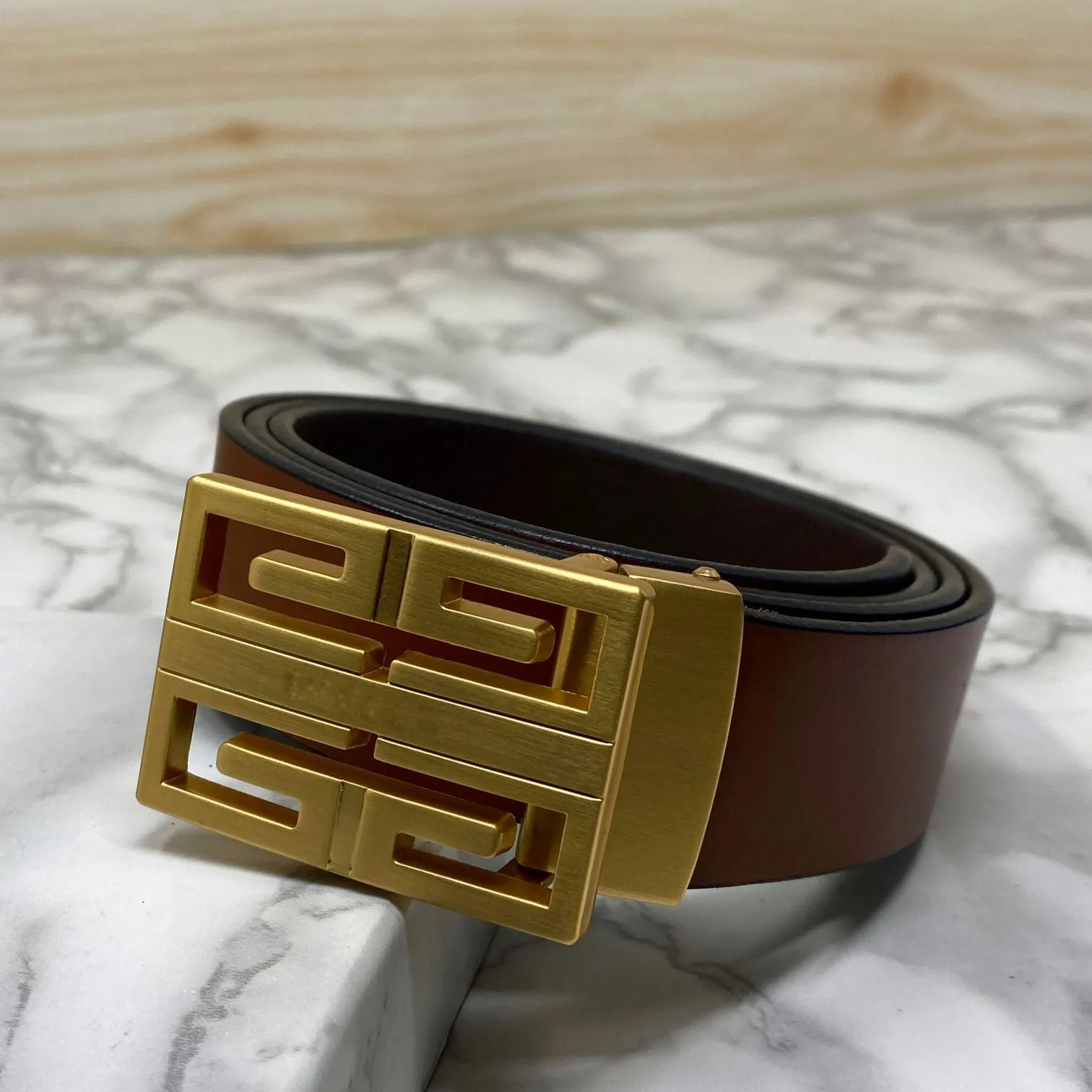 New Arrival Square Formal Leather Belt-JonasParamount