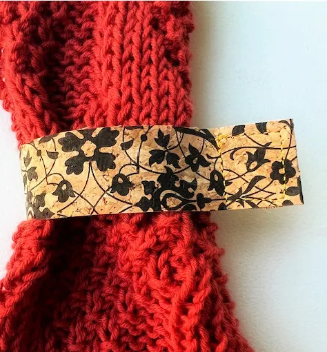 NEW! Cork Retro Style shawl belts