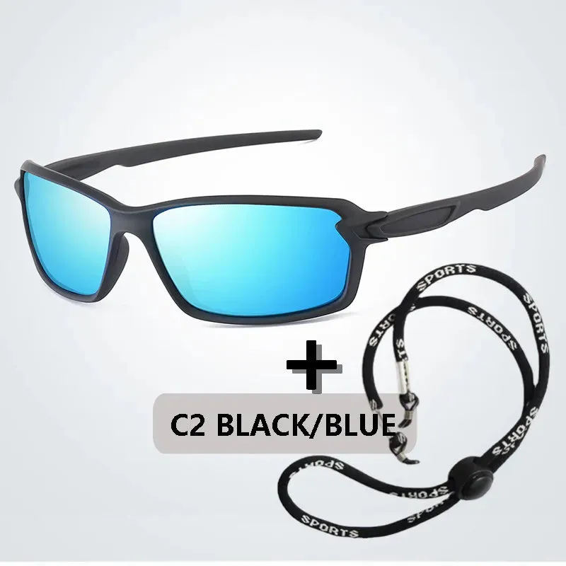 New Men Polarized Sunglasses Brand Designer Square Sports Sun Glasses Male Driving Fishing Goggle UV400 Women Travel Eyewear