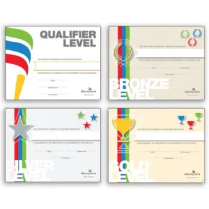 Olympians Certificates (Pkg 10)