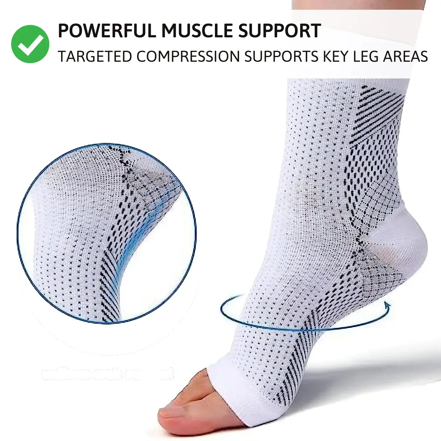 OrthoSocks - Orthopedic Compression Socks for All-day Comfort (3 PAIR)