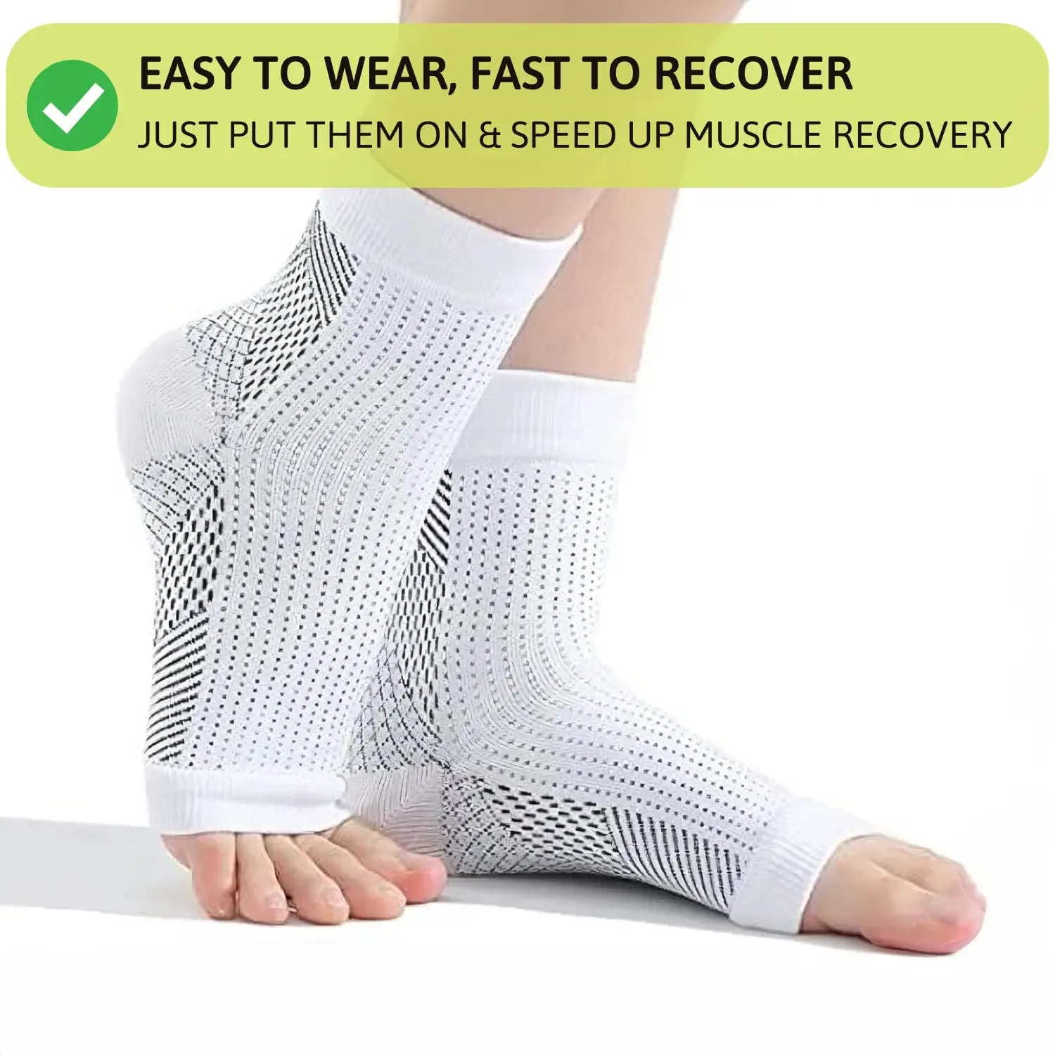 OrthoSocks - Orthopedic Compression Socks for All-day Comfort (3 PAIR)