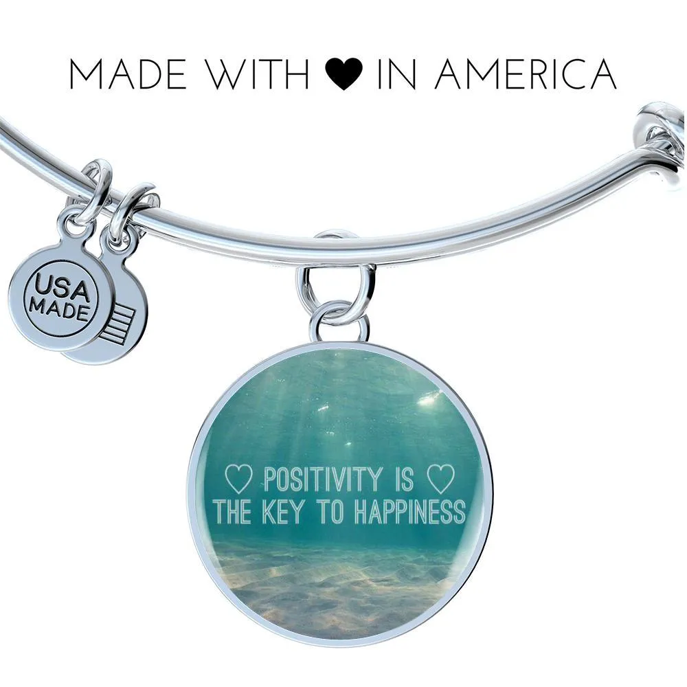 Positivity Bangle Bracelet