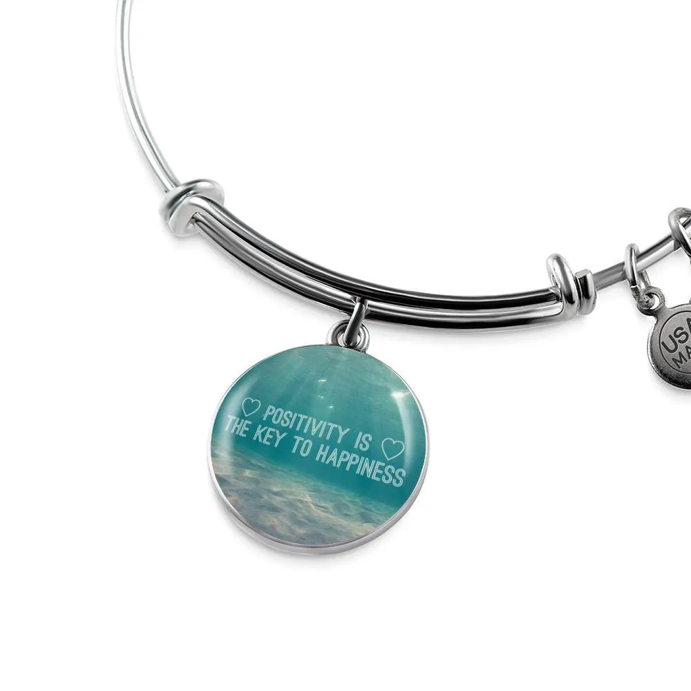 Positivity Bangle Bracelet