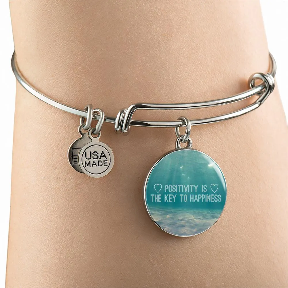 Positivity Bangle Bracelet