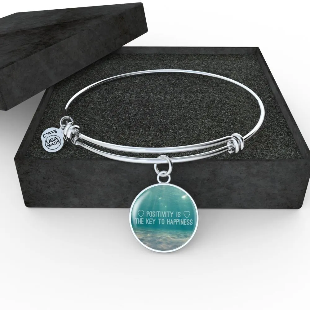 Positivity Bangle Bracelet