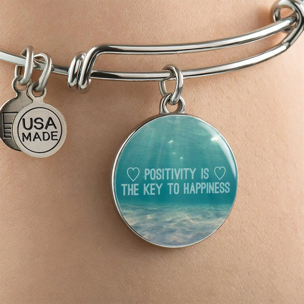 Positivity Bangle Bracelet