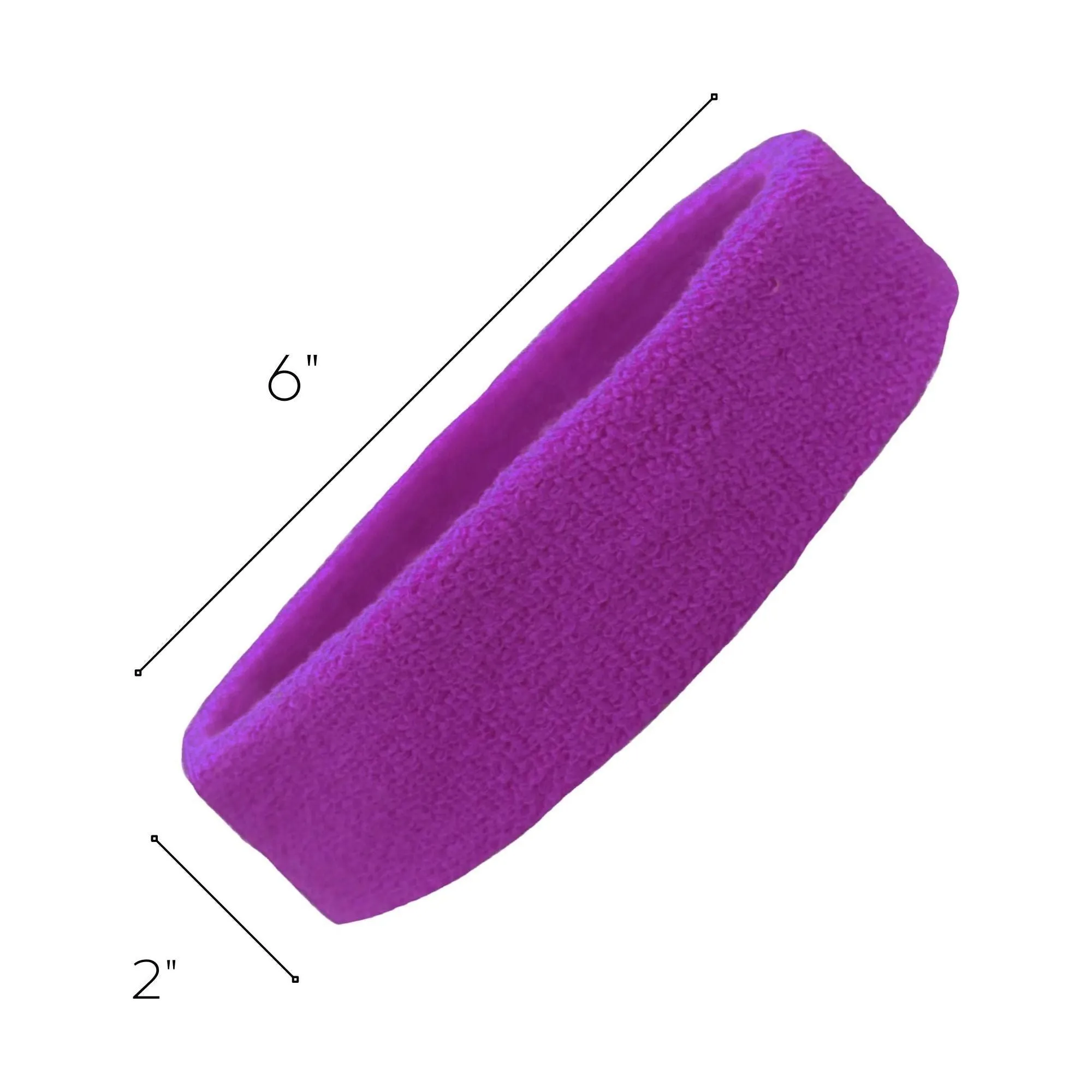 Purple Head Sweatband