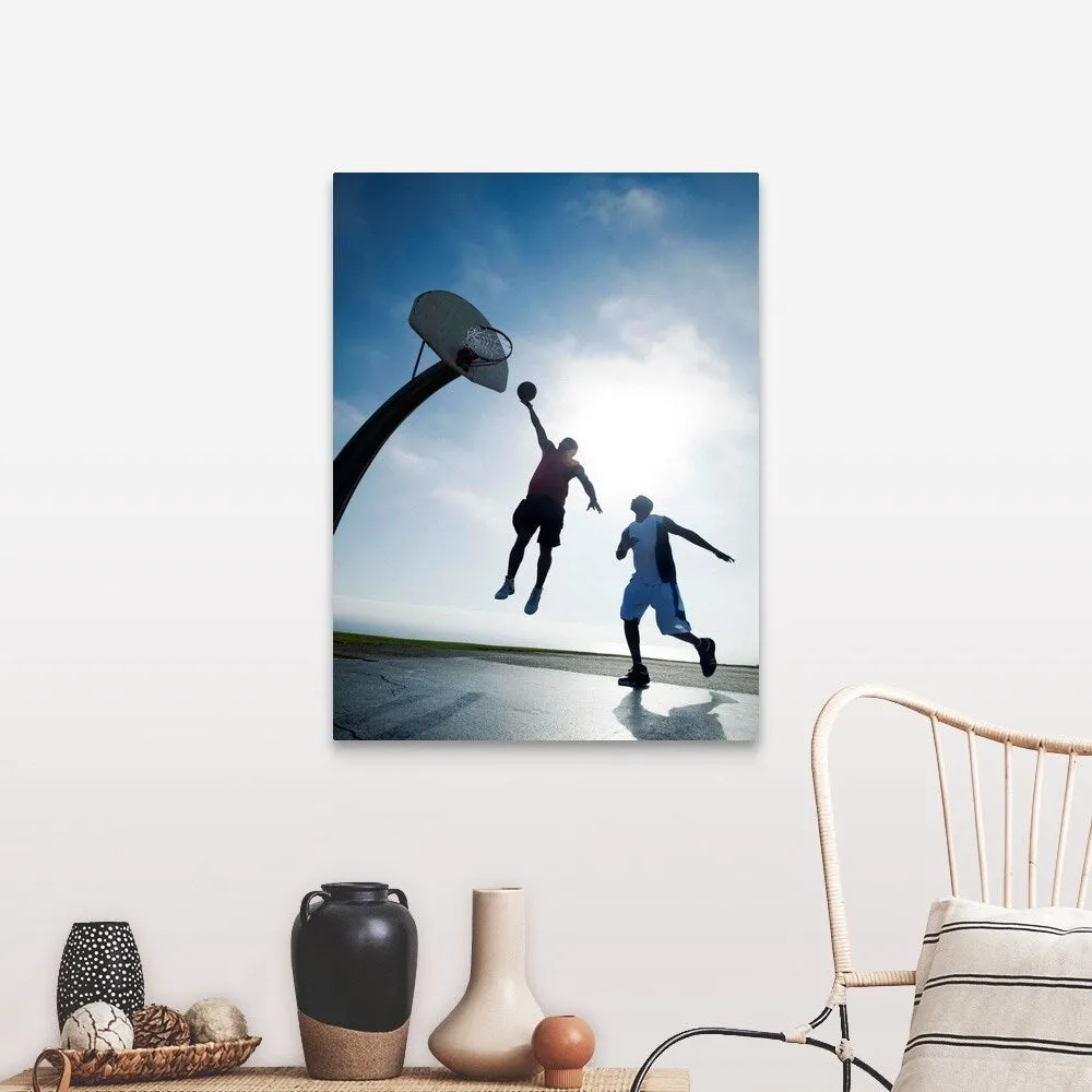 "Basketball players" Canvas Wall Art