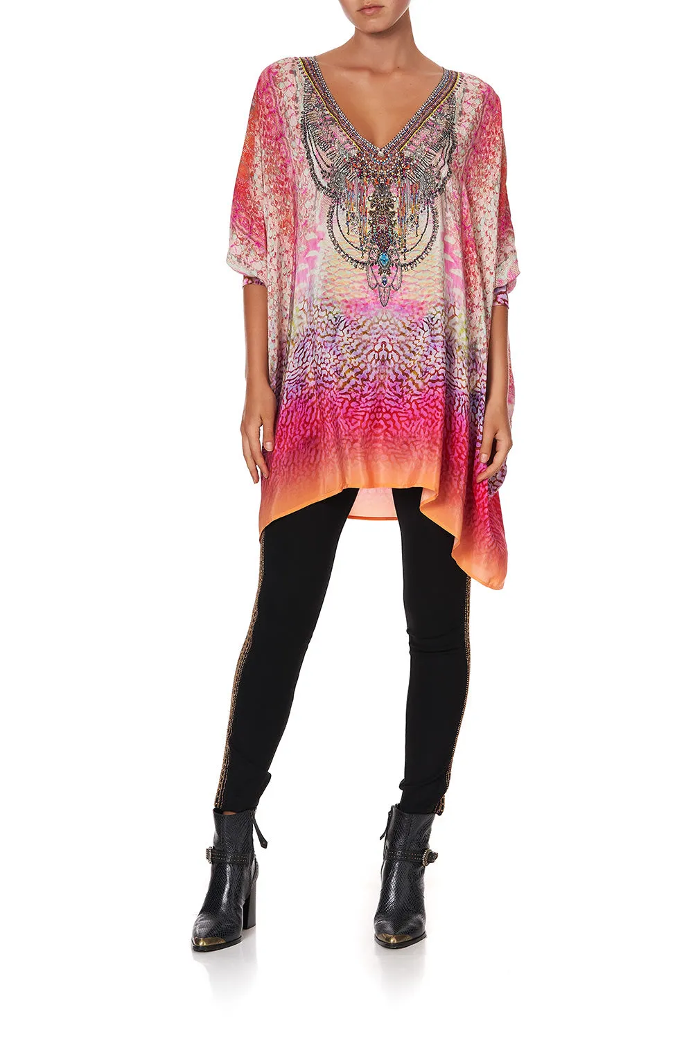 SHORT KAFTAN WITH CUFF SERPENTINE DREAMS