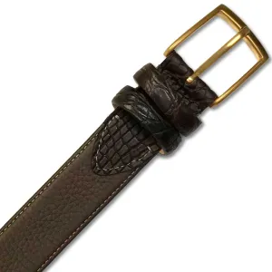 Simonnot Godard Taurillon Lagun & Crocodile Belt