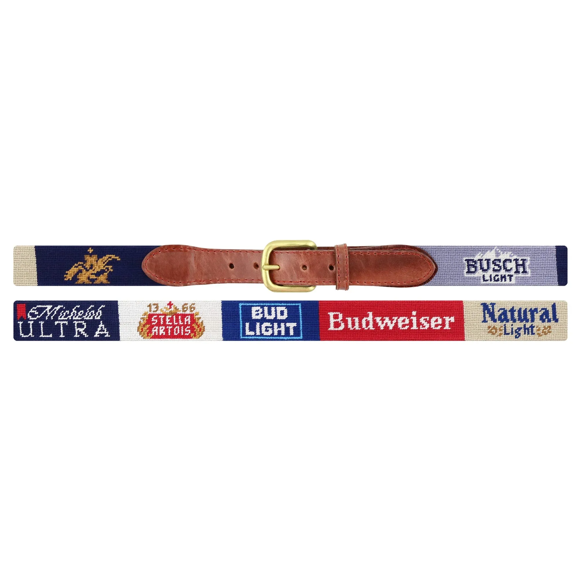 Smathers and Branson Anheuser Busch Beer Labels Belt