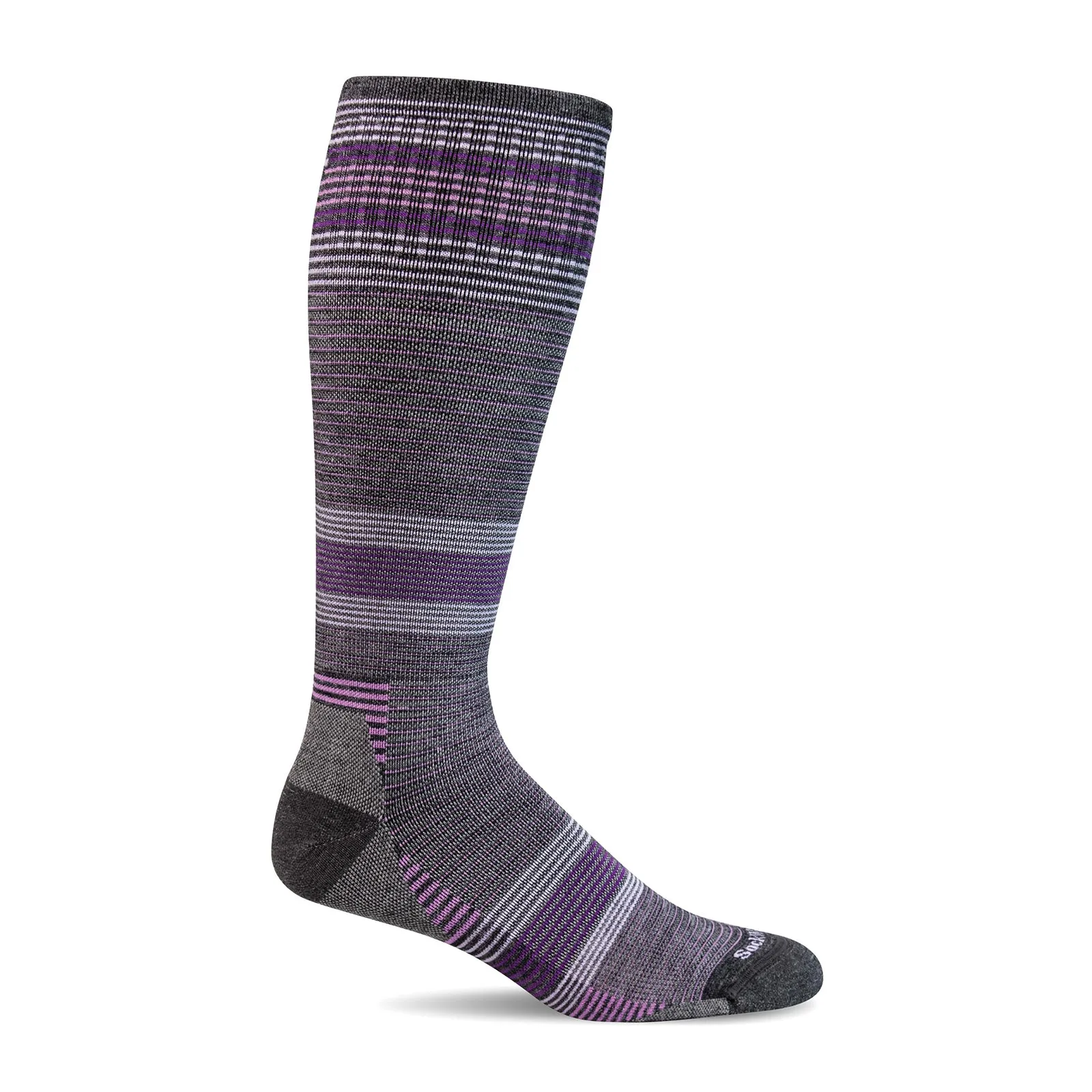 Sockwell Cadence Over the Calf Compression Sock (Women) - Charcoal