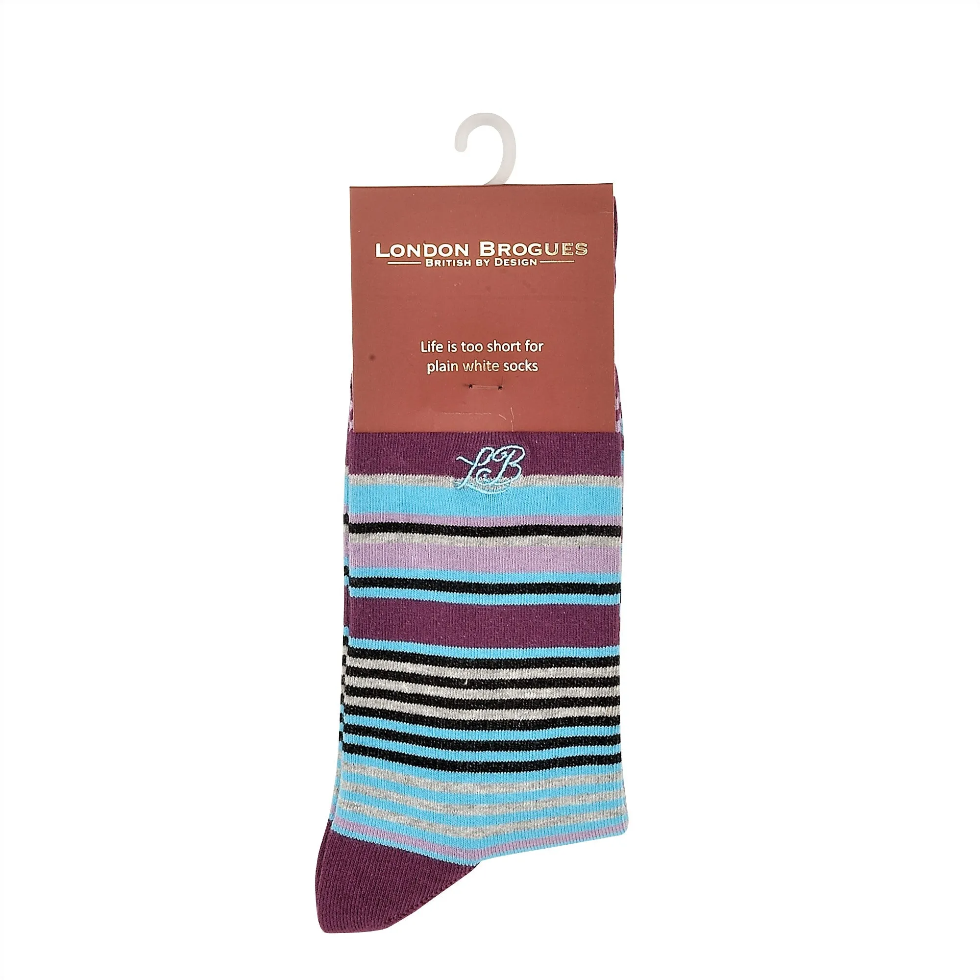 Stripe Socks Purple