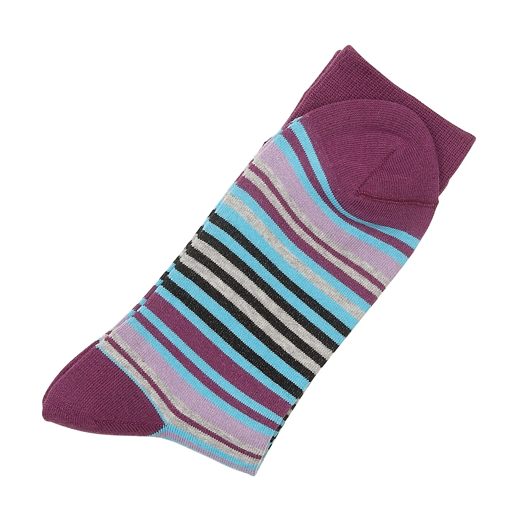 Stripe Socks Purple