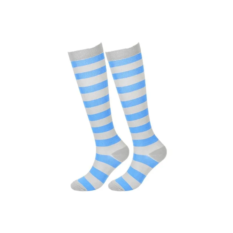 Striped Sports Compression Socks Breathable Compression Socks 7 Pairs