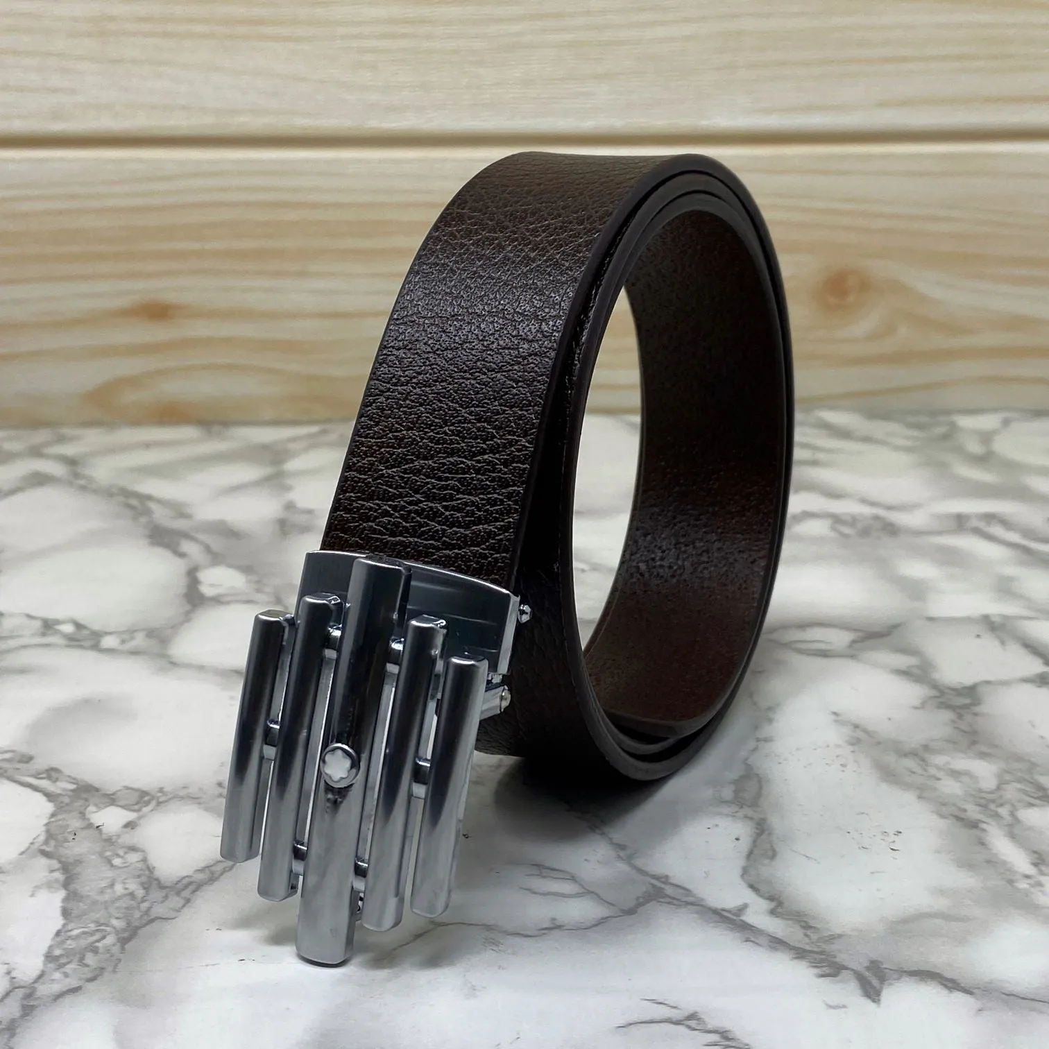 Stylish Formal Leather Strap Belt For Men-JonasParamount