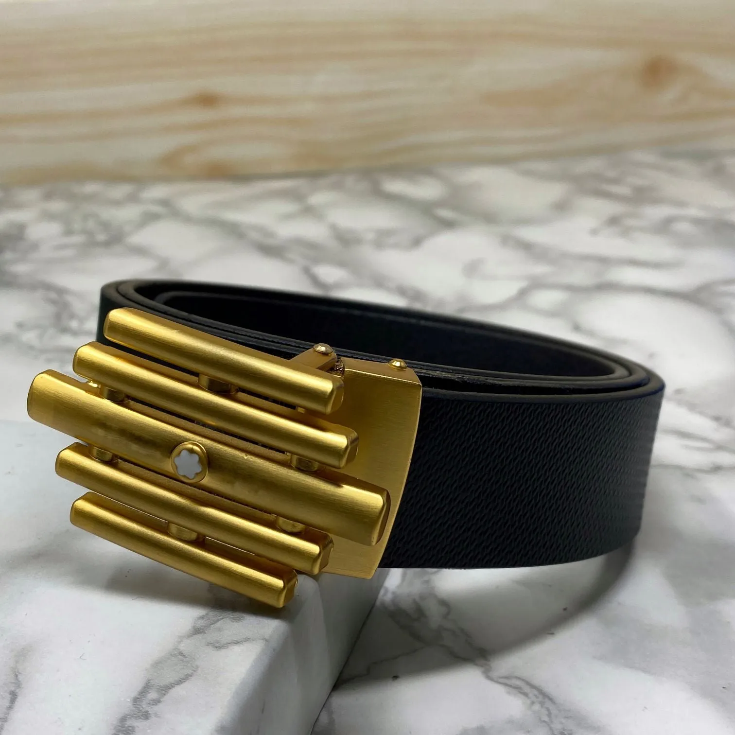 Stylish Formal Leather Strap Belt For Men-JonasParamount