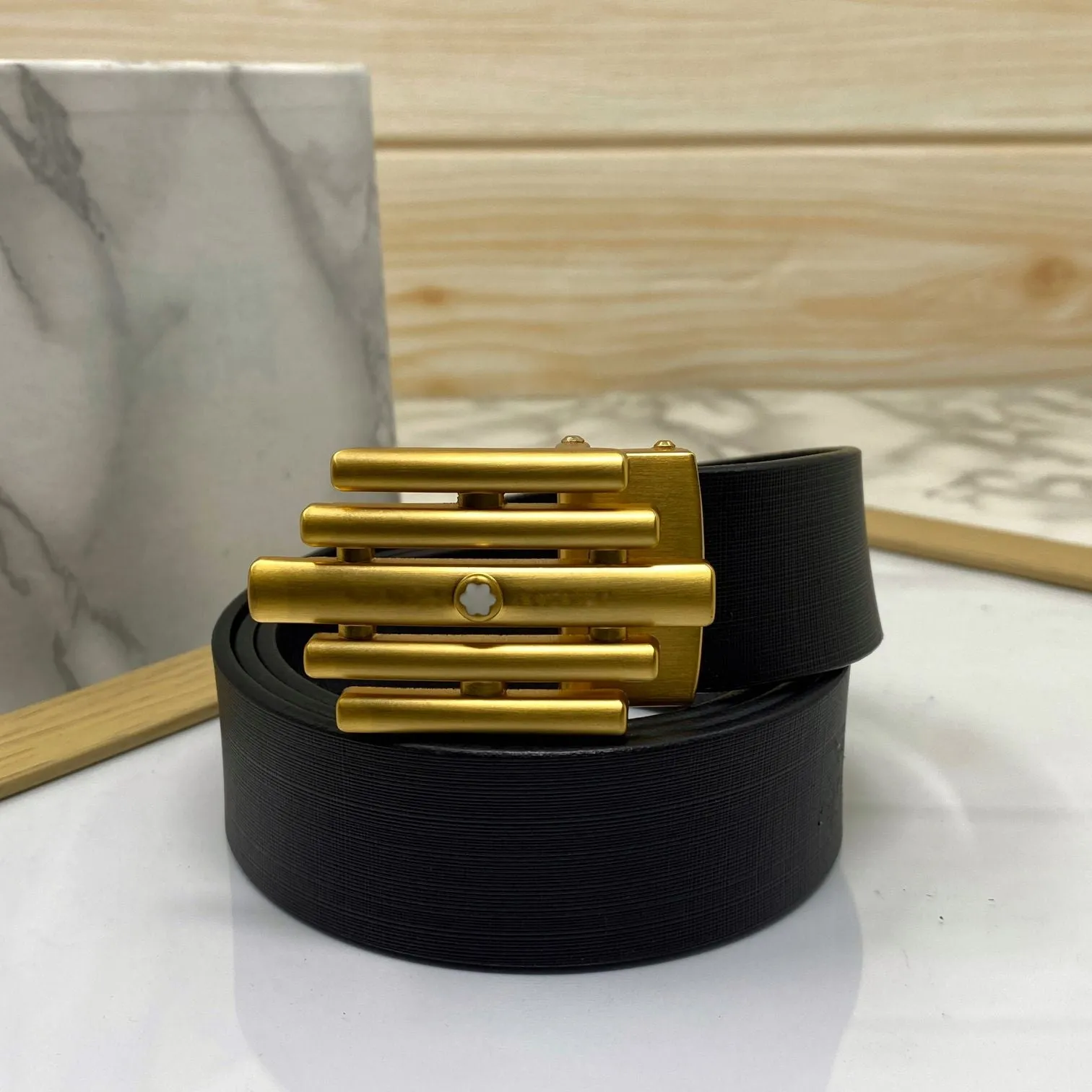 Stylish Formal Leather Strap Belt For Men-JonasParamount