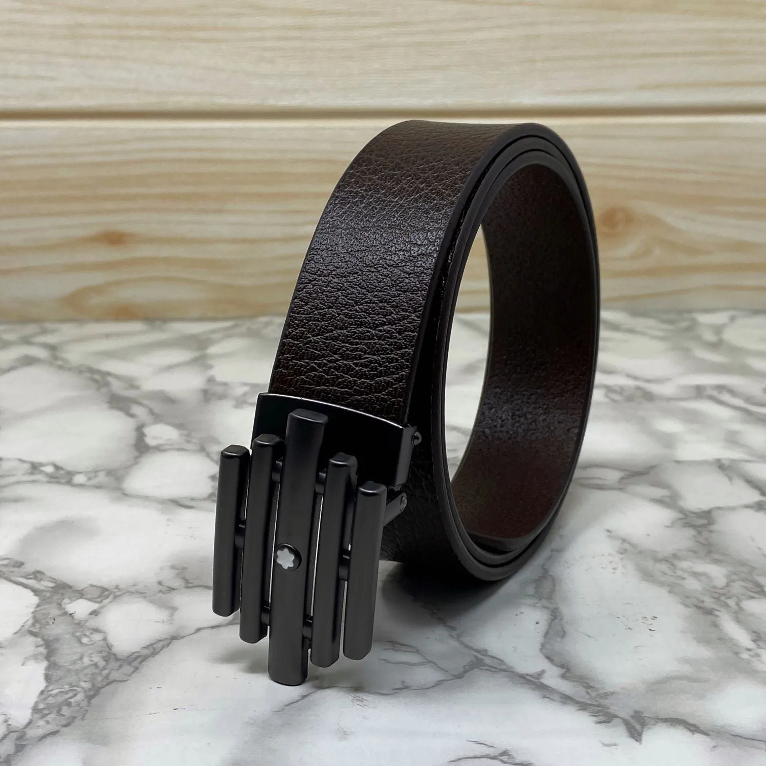 Stylish Formal Leather Strap Belt For Men-JonasParamount