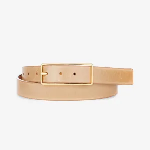 Ursian Nappa Leather Belt | Nude