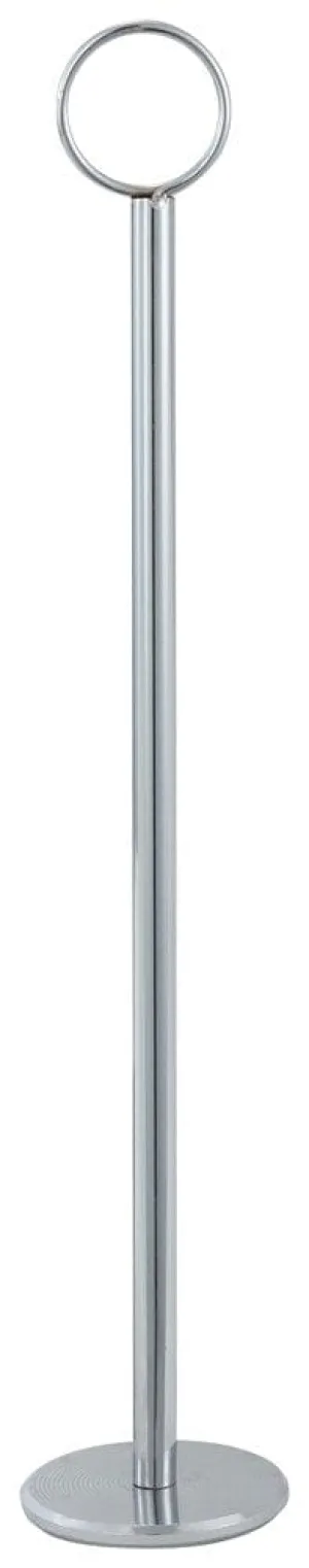 Winco TBH12 Table Number Holder 12 Inches Stainless Steel Chrome Finish | Denson CFE