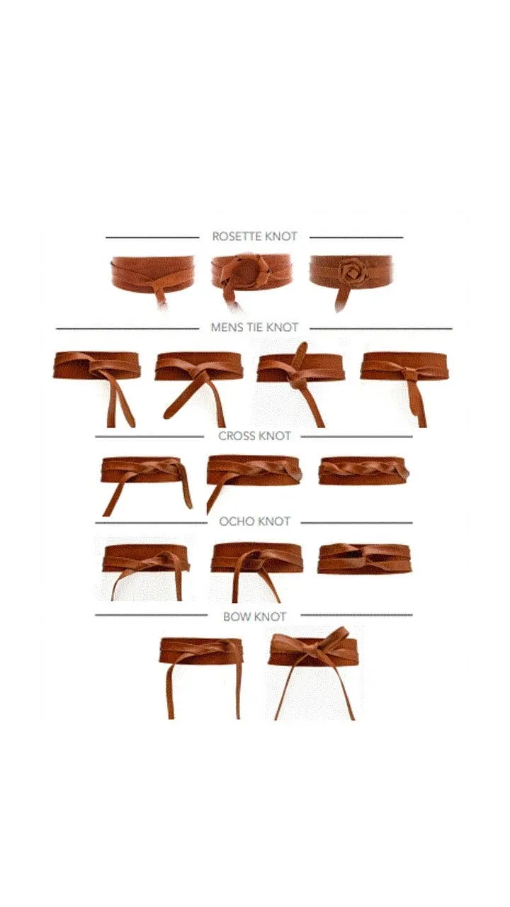 Wrap Belt - Cognac